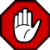 Stop hand.svg